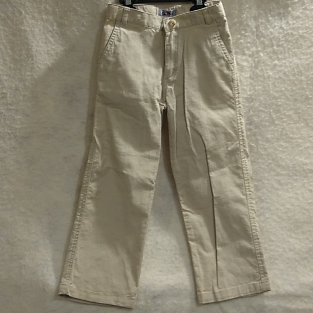 One Kid Tan Linen Pants..size 5